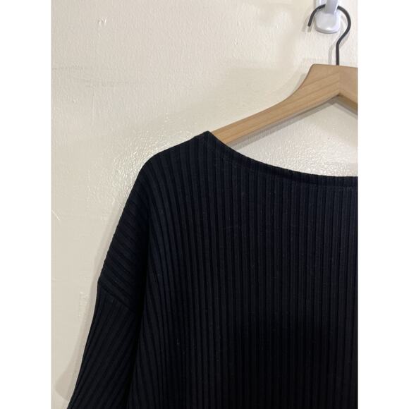 Eileen Fisher Tencel Stretch Rib Dress Shirt Lagom Minimalist Capsule Scandi - Picture 8 of 12